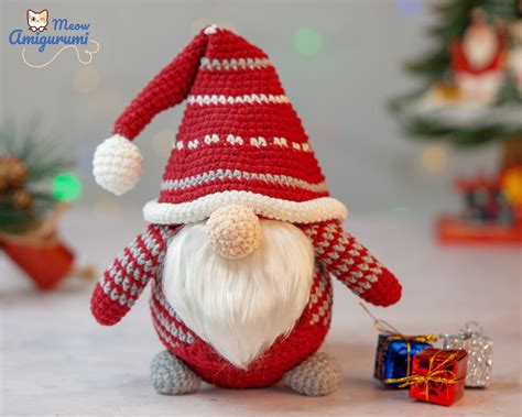 Pdf Crochet Gnome Pattern Scandinavian Gnome Crochet Etsy Canada