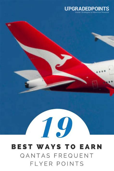 21 Best Ways To Earn Lots Of Qantas Frequent Flyer Points Frequent