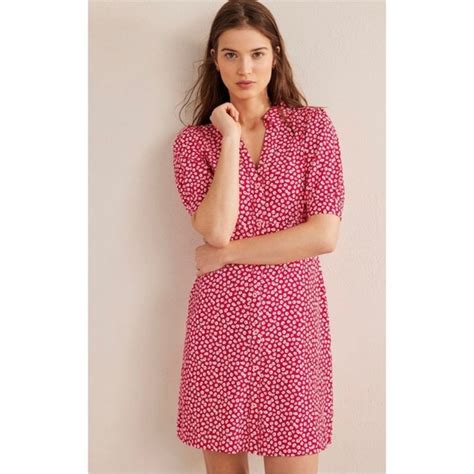 Boden Dresses Nwt Boden Button Jersey Mini Tea Dress Poshmark