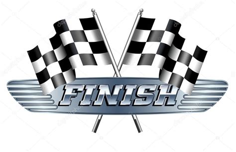 Checkered Chequered Flags Motor Racing Finish — Stock Vector © Fenton 109744984