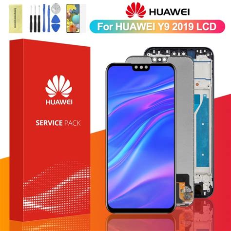 AMOLED LCD For HUAWEI Y9 2019 LCD With Frame Display Screen Enjoy 9