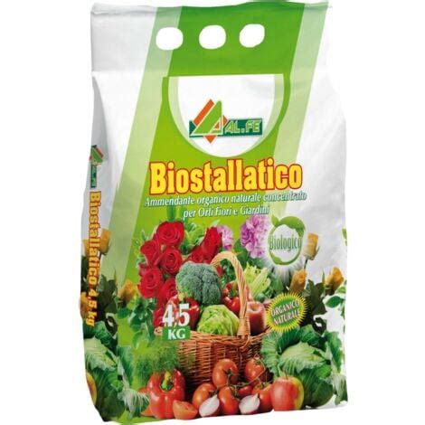 Concime Bio Stallatico Organico Naturale Ammendante Biologico 4 5 Kg