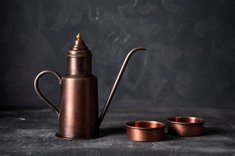 Handmade Pure Matte Copper Olive Oil Dispenser Pot Olivenöl Etsy