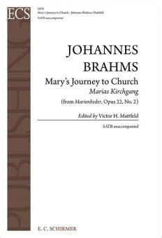 Marienlieder No 2 Mary S Journey To Church Von Johannes Brahms