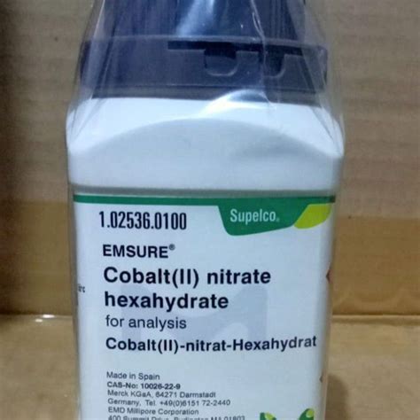 Cobalt Ii Nitrate Hexahydrate Merck