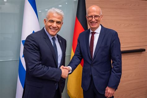 Bundesratspr Sident Dr Peter Tschentscher Besucht Israel Elnet