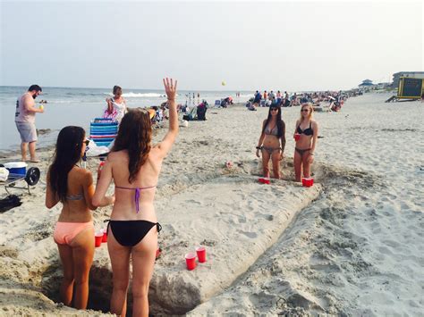 Beach Beer Pong Porn Pic