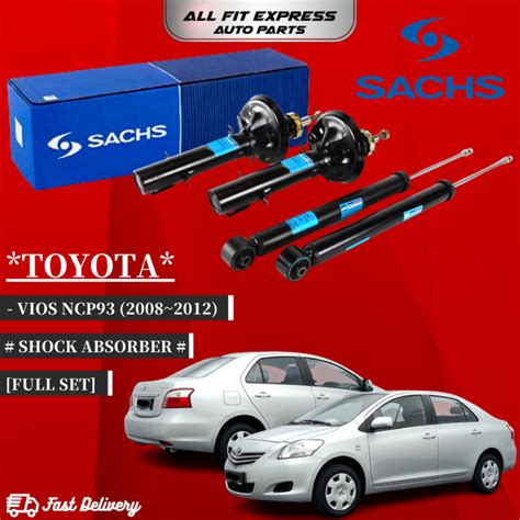 Sachs Toyota Vios Ncp Shock Absorber Front Depan Rear