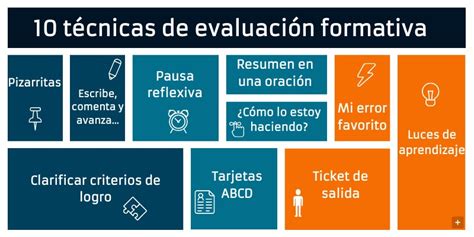 T Cnicas De Evaluaci N Formativa