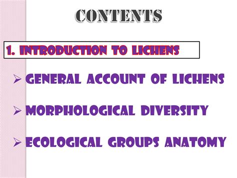 Solution Lichens Morphology And Internal Structure Lichenology Masters