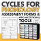 Cycles For Phonology Assessment Forms And Organizational Tools ONLY