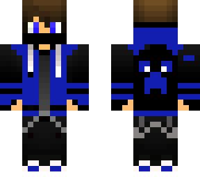 Blue Gamer Boy | Minecraft Skin