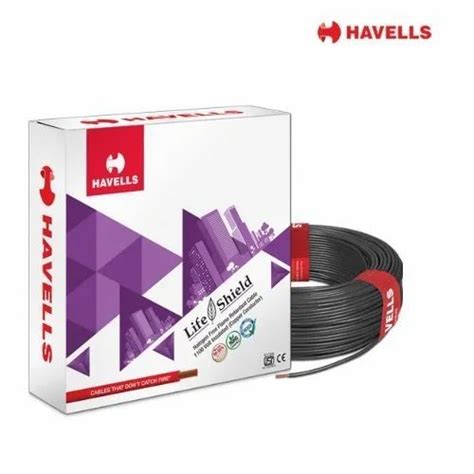 Havells Life Shield Flame Retardant Insulated Cables M Sqmm At