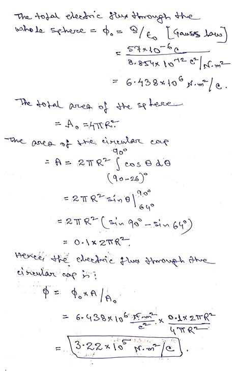 Solved A Sphere Of Radius R M Surrounds A Particle With Charge