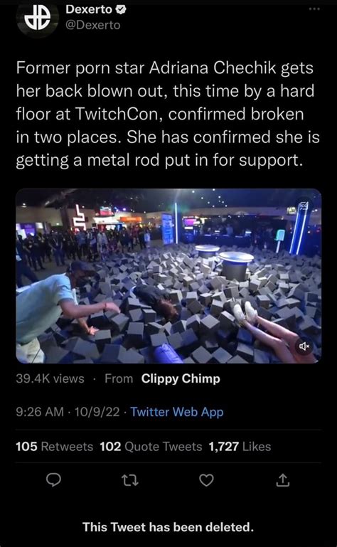 Dexerto Dexerto Former Porn Star Adriana Chechik Gets Her Back Blown Out This Time By A Hard