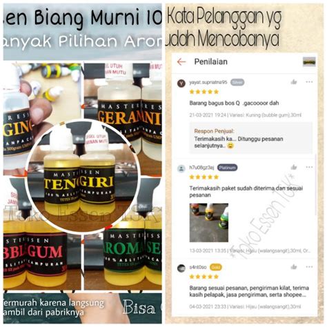 Jual Essen Biang Aroma Wangi Amis Gurih Daging Tenggiri Geranium