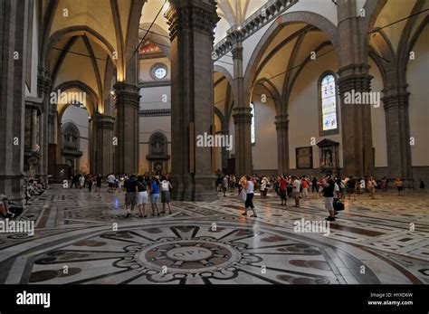Interior Of The Basilica Di Santa Maria Del Fiore Or Florence Cathedral