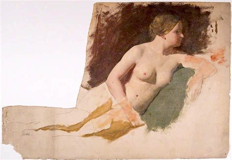 Artwork Replica Life Study Reclining Female Nude By William