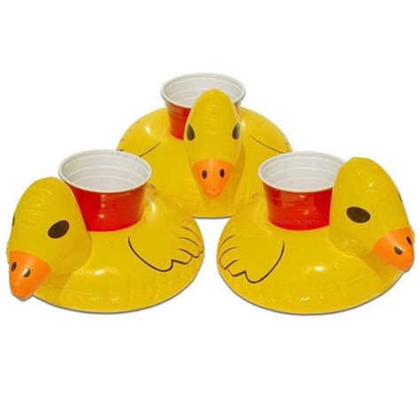 Inflable Salvavidas Pato Porta Vaso Alberca Piscina Fiesta Shopee México