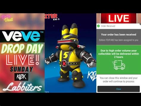 Veve Drop Day Live Frank Kozik S Labbiter Xk Blindbox Nft Drop