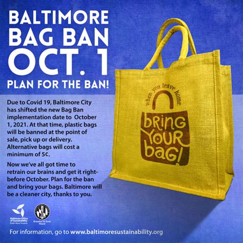 Plastic Bag Ban Information For Retailers Baltimore Office Of