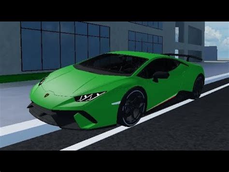 Roblox Car Driving Unlimited Lamborghini Hurac N Performante Youtube