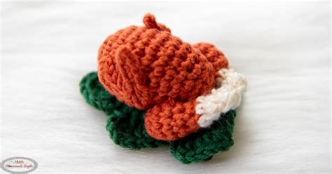 Tiny Crochet Roasted Turkey Amigurumi Free Pattern Nicki S Homemade