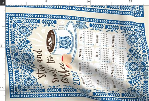 2023 Scandinavian Morning Coffee Fabric Spoonflower