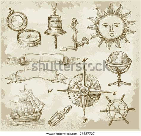 Geographical Elements Design Stock Vector (Royalty Free) 96537727