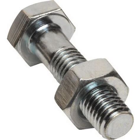 M10 10 Mm Mild Steel Hex Nut Bolt Hot Dip Galvanized HDG At Best