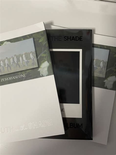 Wts Zb1 Yits Albums Youth In The Shade Unsealed Sealed Zerobaseone