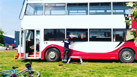 Couple Transforms a 1997 Double Decker Bus Into Miraculous Dream Home for $35,000 - SavvyDime