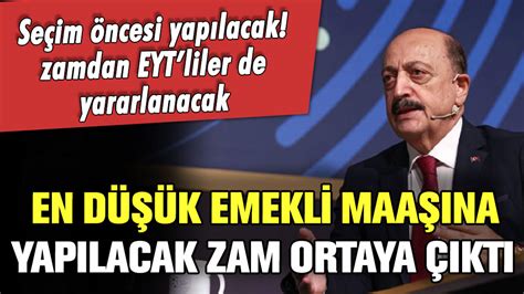 Bakan Bilgin haberi duyurmuştu En düşük emekli maaşına yapılacak zam