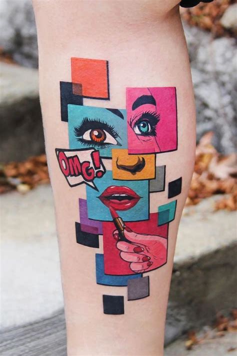 39 Pop Art Tattoos Ideas 2020 Page 21 Of 39 Tracesofmybody Com