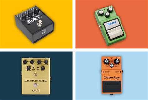 Les meilleures pédales de distorsion pour guitare électrique
