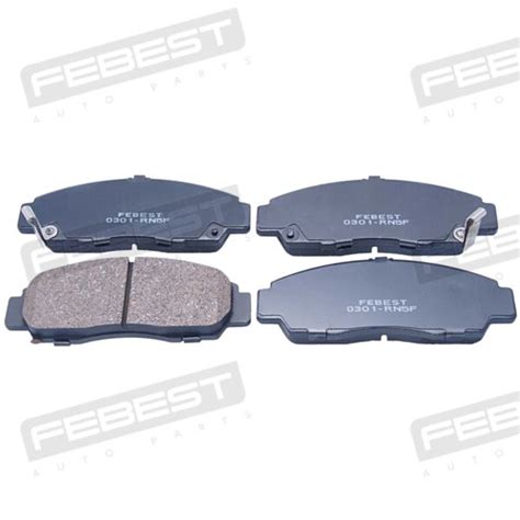 FEBEST 0301 RN5F FEBEST PAD KIT DISC BRAKE FRONT KIT 45022 SFE