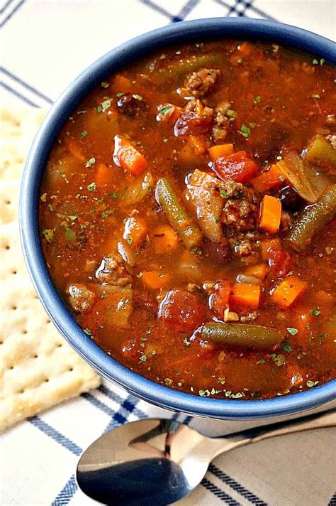 Mom S Old Fashioned Vegetable Beef Soup Recipe Bryont Blog