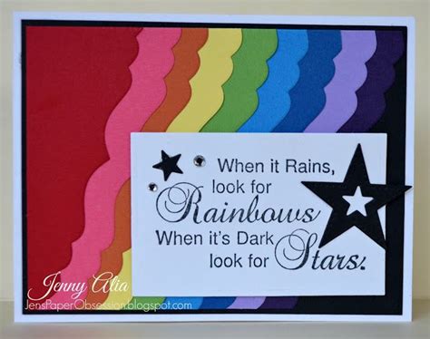 Cheery Lynn Designs Blog Rainbows And Stars By Jenny Alia Greeting