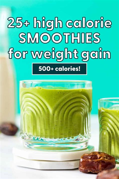 25+ High Calorie Smoothies for Weight Gain - Home-Cooked Roots