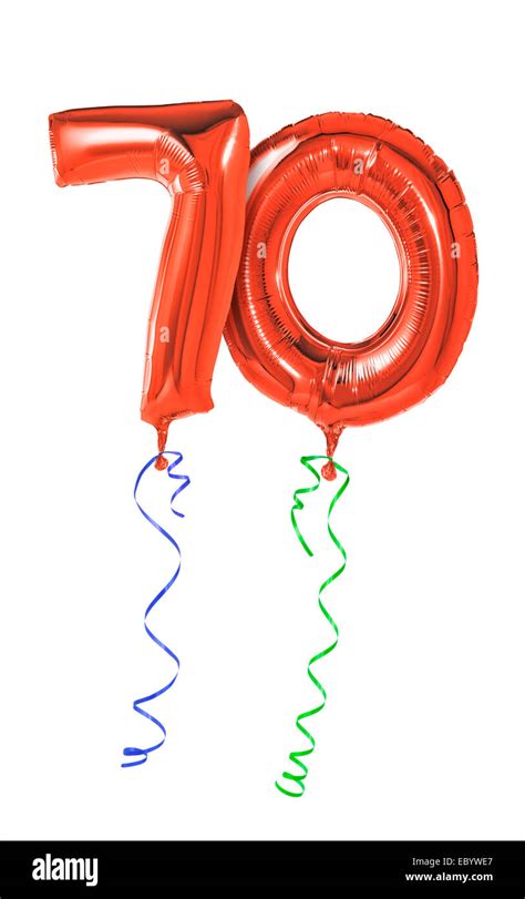 70th birthday balloon hi-res stock photography and images - Alamy