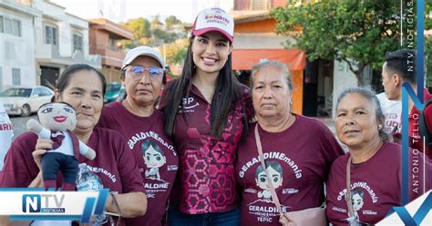 Recorre Geraldine Ponce Las Calles Rehabilitadas Por Su Gobierno En La