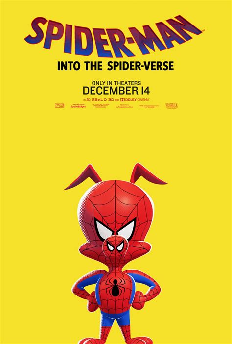 Spider Man Into The Spider Verse Character Posters Released