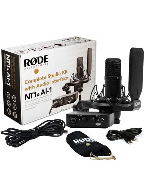 Rode Complete Studio Kit With Ai Audio Interface Nt Microphone Sm