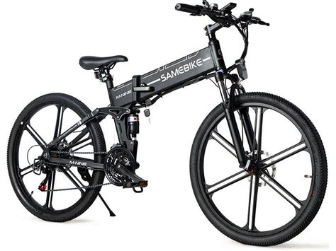 Bicicleta El Ctrica Samebike Lo Ii Negro Velocidad M X Km H