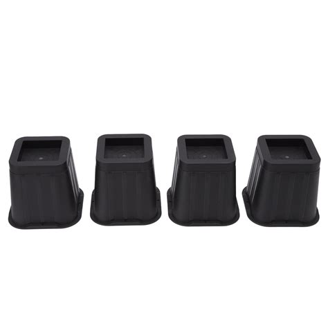 Furniture Lifter 4pcs Bed Risers Rubber Furniture Riser Additional 5