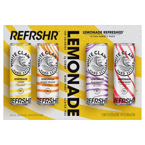 White Claw Refresher Lemonade 12pk12 Fl Oz Cans 12 Ct 12 Fl Oz Shipt