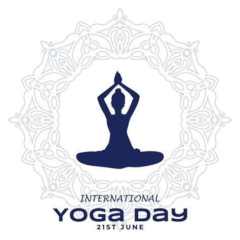 international yoga day  mandala poster design yoga day backgrounds