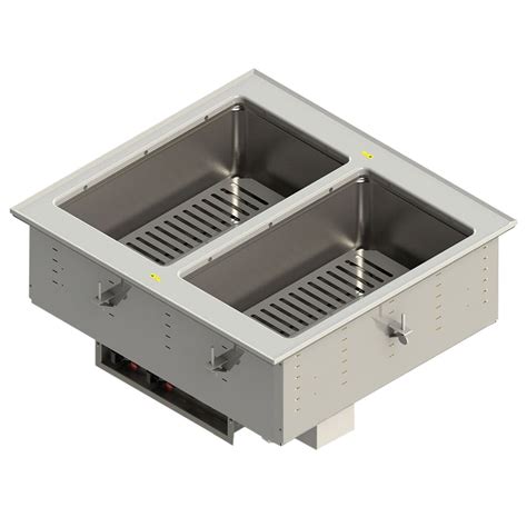 Vollrath FC 4DH 02208 I 2 Pan Drop In Hot Food Well With Infinite Controls 208 240V