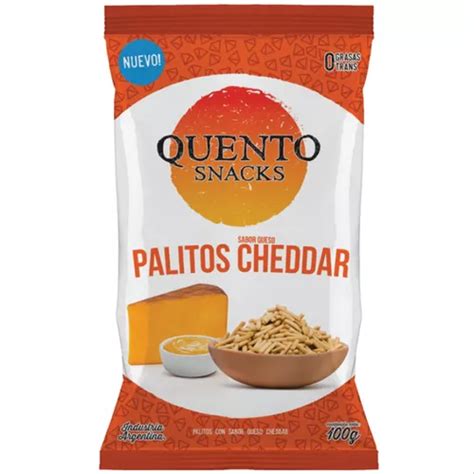 Palitos Queso Cheddar Quento Snacks Mercadolibre