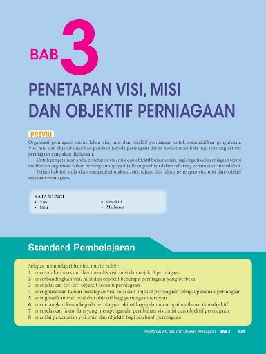 Contoh Visi Misi Dan Objektif Dan Carta Organiasi Perniagaan Sdnbhd